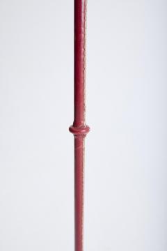  Valenti Red Leather Reading Floor Lamp by Valent  - 4816012