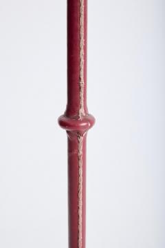  Valenti Red Leather Reading Floor Lamp by Valent  - 4816017