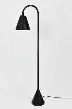  Valenti Spain Elegant black leather standing lamp - 1789637