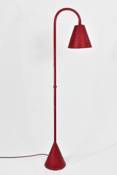  Valenti Spain Elegant standing lamp in red leather - 1789650