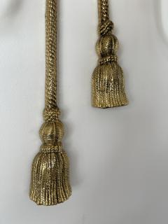  Valenti Spain Pair of Gilt Bronze and Brass Knot Sconces by Valenti Spain 1980s - 2511942