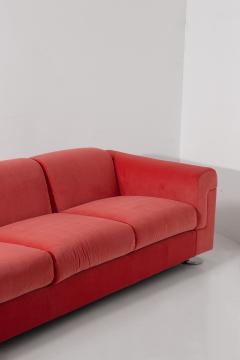  Valeria Borsani Alfredo Bonetti D120 Velvet sofa Valeria Borsani and Alfredo Bonetti for Tecno - 3826397