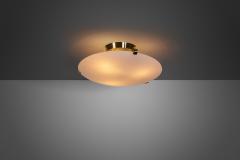  Valinte OY Opaline Glass Ceiling Lamp by Valinte Oy Finland ca 1960s - 3334270