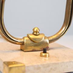  Valinte OY Rare Organic Table Lamp Model 2430 2 in Brass Marble Valinte Finland 1950s - 4379559