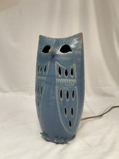  Vallauris 1970s Owl Studio pottery ceramic lamp by Vallauris - 4123158