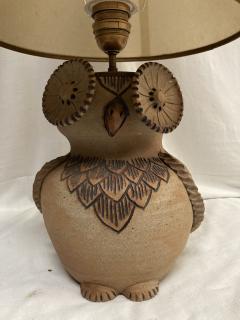  Vallauris 1970s Studio pottery ceramic lamp - 3866605