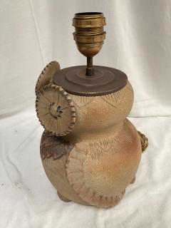  Vallauris 1970s Studio pottery ceramic lamp - 3866606