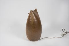  Vallauris 1970s Vallauris ceramic owl lamp - 2948058