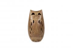  Vallauris 1970s Vallauris ceramic owl lamp - 2948059
