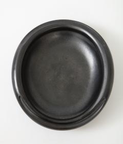  Vallauris Matte Black Stoneware Vide Poche by Giraud Vallauris - 1140225