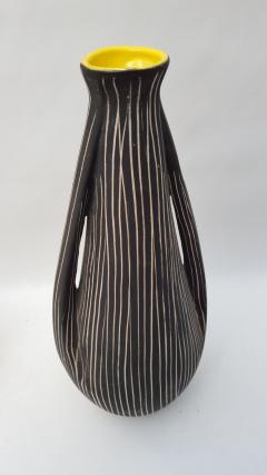  Vallauris Mid Century French Vallauris ceramic vase 1960s - 994694