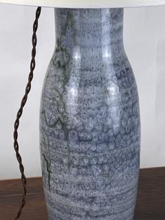  Vallauris Unique Glazed Ceramic Lamp by Dominique Baudart Vallauris France - 4716443