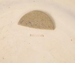  Vallauris Very Large Light Matte Clay Terra Cotta Sun Platter France 1950 signed - 4760401