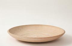  Vallauris Very Large Light Matte Clay Terra Cotta Sun Platter France 1950 signed - 4760417