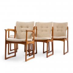  Vamdrup Stolefabrik Vamdrup Stolefabrik Mid Century Danish Sculptural Teak Dining Chairs Set of 6 - 4311940