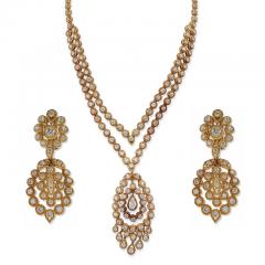  Van Cleef Arpels Indian inspired Convertible Diamond Necklace and Pendant Earrings - 3325165