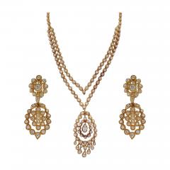  Van Cleef Arpels Indian inspired Convertible Diamond Necklace and Pendant Earrings - 3341413