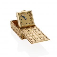  Van Cleef Arpels Mid century Van Cleef Arpels Paris 18K Gold Drawer Watch - 4026685