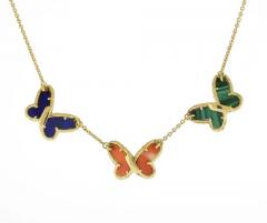  Van Cleef Arpels VAN CLEEF ARPEL THREE BUTTERFLY NECKLACE - 3663104
