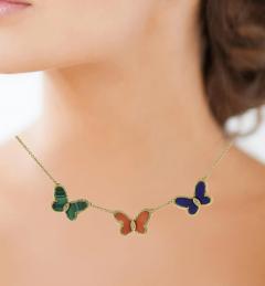  Van Cleef Arpels VAN CLEEF ARPEL THREE BUTTERFLY NECKLACE - 3663106