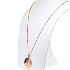  Van Cleef Arpels VAN CLEEF ARPELS 18K ROSE GOLD PISCES ZODIAC NECKLACE - 3486900