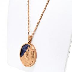  Van Cleef Arpels VAN CLEEF ARPELS 18K ROSE GOLD PISCES ZODIAC NECKLACE - 3486901