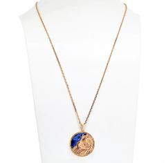  Van Cleef Arpels VAN CLEEF ARPELS 18K ROSE GOLD PISCES ZODIAC NECKLACE - 3486903