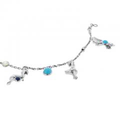  Van Cleef Arpels VAN CLEEF ARPELS 18K WHITE GOLD ROMANCE IN PARIS CHARM BRACELET - 2483952