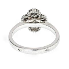  Van Cleef Arpels VAN CLEEF ARPELS 18K WHITE GOLD SWEET ALHAMBRA DIAMOND SIZE 47 RING - 2363214