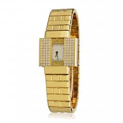  Van Cleef Arpels VAN CLEEF ARPELS 18K YELLOW GOLD DOMINO 39 DIAMOND BRACELET HIDDEN WATCH - 1735954