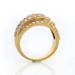  Van Cleef Arpels VAN CLEEF ARPELS 1980S 18K YELLOW GOLD PAVE 3 00CTTW DIAMOND RING - 1797441