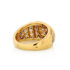  Van Cleef Arpels VAN CLEEF ARPELS 1980S 18K YELLOW GOLD PAVE 3 00CTTW DIAMOND RING - 1797443