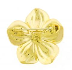  Van Cleef Arpels VAN CLEEF ARPELS DIAMOND 18 KARAT GOLD MAGNOLIA BROOCH - 3321986
