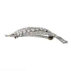  Van Cleef Arpels VAN CLEEF ARPELS PLATINUM APPROX 12 50 CTTW DIAMOND BROOCH - 1734014