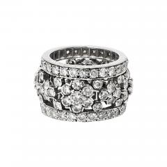  Van Cleef Arpels Van Cleef Arpels 18K White Gold Snowflake Diamond Ring - 3889518