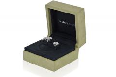  Van Cleef Arpels Van Cleef Arpels 18K White Gold Socrate Between The Finger Diamond Ring - 4290011