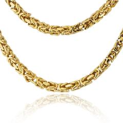  Van Cleef Arpels Van Cleef Arpels 18K Yellow Gold 31 Inches Byzantian Chain Necklace - 4290035