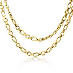  Van Cleef Arpels Van Cleef Arpels 18K Yellow Gold 36 Inches Georges Lenfant Chain - 4687292