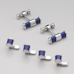  Van Cleef Arpels Van Cleef Arpels 18kt Lapis Cufflinks and Studs - 3872160