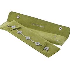  Van Cleef Arpels Van Cleef Arpels Alhambra 18K White Gold Diamond Bracelet - 4375613