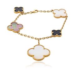  Van Cleef Arpels Van Cleef Arpels Alhambra 18K Yellow Gold Magic Bracelet - 4649422