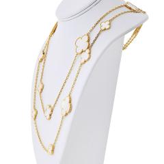  Van Cleef Arpels Van Cleef Arpels Alhambra 18K Yellow Gold Necklace - 4313841