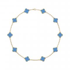  Van Cleef Arpels Van Cleef Arpels Alhambra Agate Necklace 10 motifs - 3881321