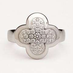  Van Cleef Arpels Van Cleef Arpels Alhambra Gold Diamond Ring - 68900