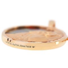  Van Cleef Arpels Van Cleef Arpels Aries 18K Rose Gold Medallion On A 34 inch Chain Pendant - 4612303
