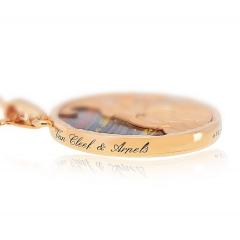  Van Cleef Arpels Van Cleef Arpels Aries 18K Rose Gold Medallion On A 34 inch Chain Pendant - 4612304