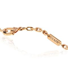  Van Cleef Arpels Van Cleef Arpels Aries 18K Rose Gold Medallion On A 34 inch Chain Pendant - 4612305
