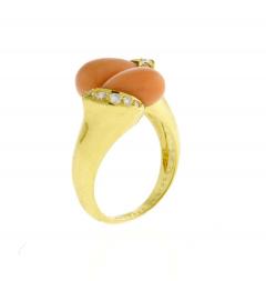  Van Cleef Arpels Van Cleef Arpels Coral and Diamond Ring - 1264910