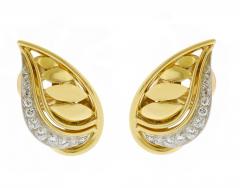  Van Cleef Arpels Van Cleef Arpels Diamond Leaf Ear Clips - 4615887