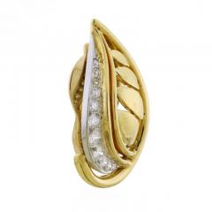  Van Cleef Arpels Van Cleef Arpels Diamond Leaf Ear Clips - 4615894